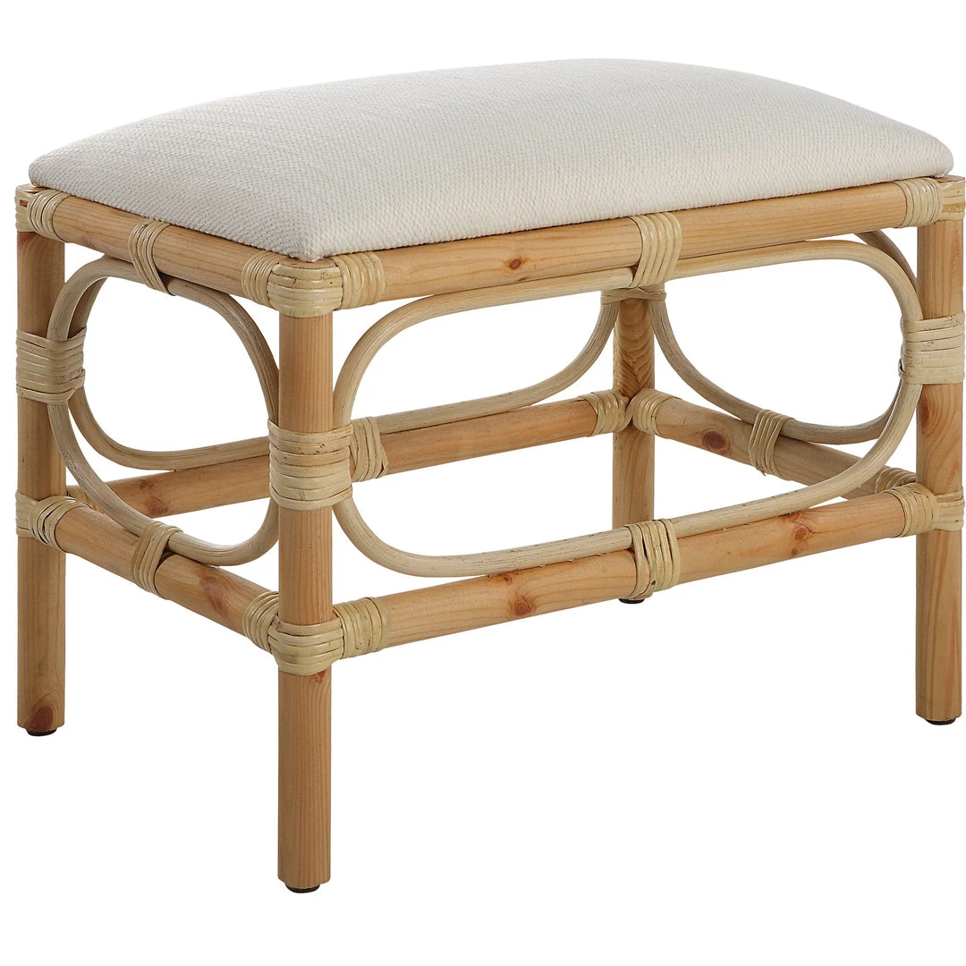 Uttermost Laguna Small White Bench 6 Uttermost Laguna Small White Bench