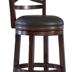 Ashley Furniture Porter - Rustic Ultimate Best In Class UPH Swivel Barstool (2/CN) Stools
