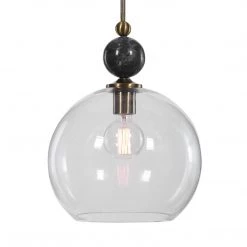 Accessories Uttermost Mendota 1 Light Glass Pendant