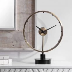 Accessories Uttermost Davy Modern Table Clock