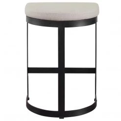 Uttermost Ivanna Black Iron Counter Stool Stools