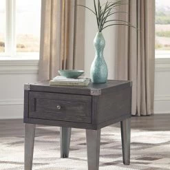 Ashley Furniture Tables Todoe - Gray Dark - Rectangular End Table 16 Ashley Furniture Tables Todoe - Gray Dark - Rectangular End Table
