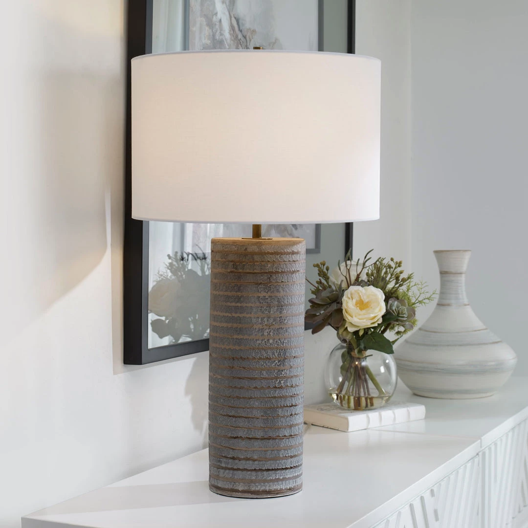 Uttermost Monolith Gray Table Lamp Accessories 7 Uttermost Monolith Gray Table Lamp Accessories