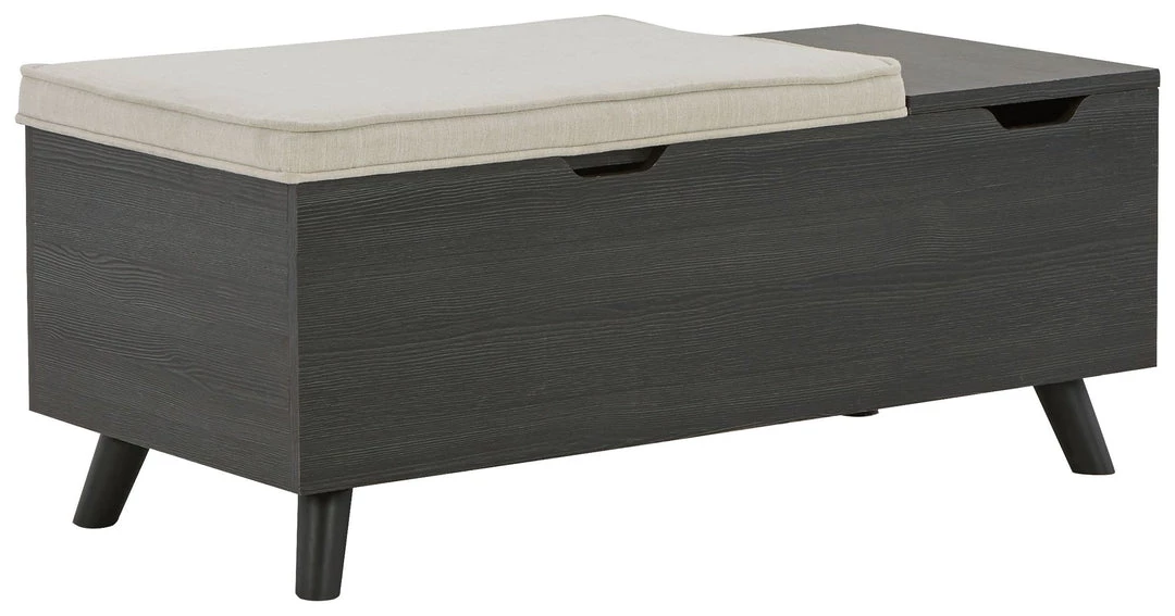 Signature Design By Ashley® Yarlow - Dark Gray - Storage Bench 8 Signature Design By Ashley® Yarlow - Dark Gray - Storage Bench
