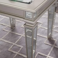 Ashley Furniture Tessani - Silver - Rectangular End Table Tables 14 Ashley Furniture Tessani - Silver - Rectangular End Table Tables