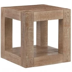 Ashley Furniture Waltleigh - Distressed Brown - Square End Table Tables