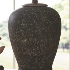 Ashley Furniture Barric - Antique Black - Jar - Large