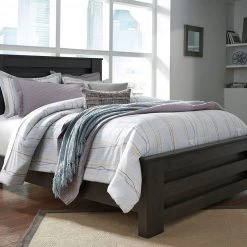 Signature Design By Ashley® Brinxton - Charcoal - Panel Bed