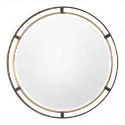 Uttermost Carrizo Bronze Round Mirror Accessories