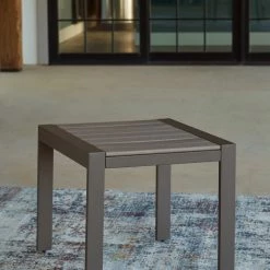 Signature Design By Ashley® Tropicava - Taupe - Square End Table