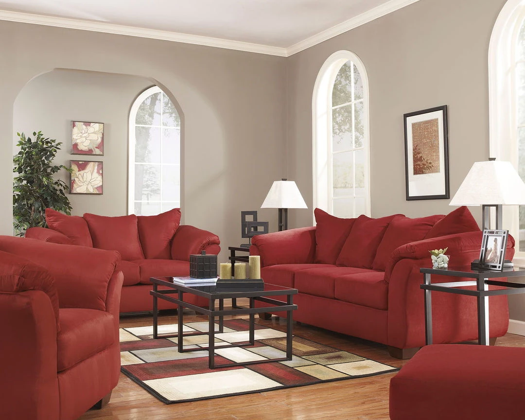 Signature Design By Ashley® Darcy - Chair With Ottoman Chair & Ottoman Sets 16 Signature Design By Ashley® Darcy - Chair With Ottoman Chair & Ottoman Sets