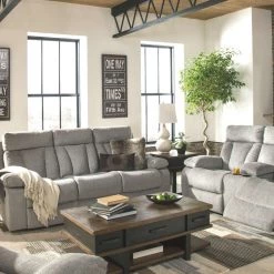 Signature Design By Ashley® Mitchiner - Reclining Sofa & Loveseat Set Reclining Furniture