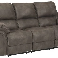 Ashley Furniture Reclining Furniture Trementon - Graphite - Reclining Power Sofa