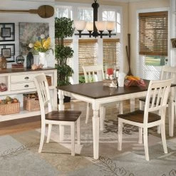 Ashley Furniture Chairs Whitesburg - Brown/cottage White - Dining Room Side Chair (2/cn) 23 Ashley Furniture Chairs Whitesburg - Brown/cottage White - Dining Room Side Chair (2/cn)