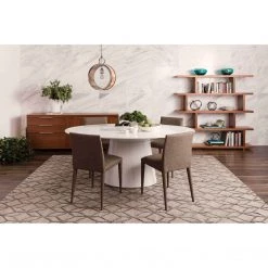 Moe's Home Collection Tables Otago Oval Dining Table White