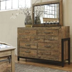 Signature Design By Ashley® Sommerford - Ultimate Best In Class Dresser, Mirror, Panel Bed Bedroom Sets