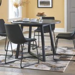 Ashley Furniture Tables Centiar - Dark Gray - Round Dining Room Table