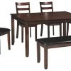 Ashley Furniture Dining Room Sets Coviar - Brown - Dining Room Table Set (6/cn) 2 Ashley Furniture Dining Room Sets Coviar - Brown - Dining Room Table Set (6/cn)