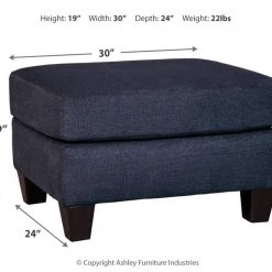 Ashley Furniture Creeal - Ink - Ottoman