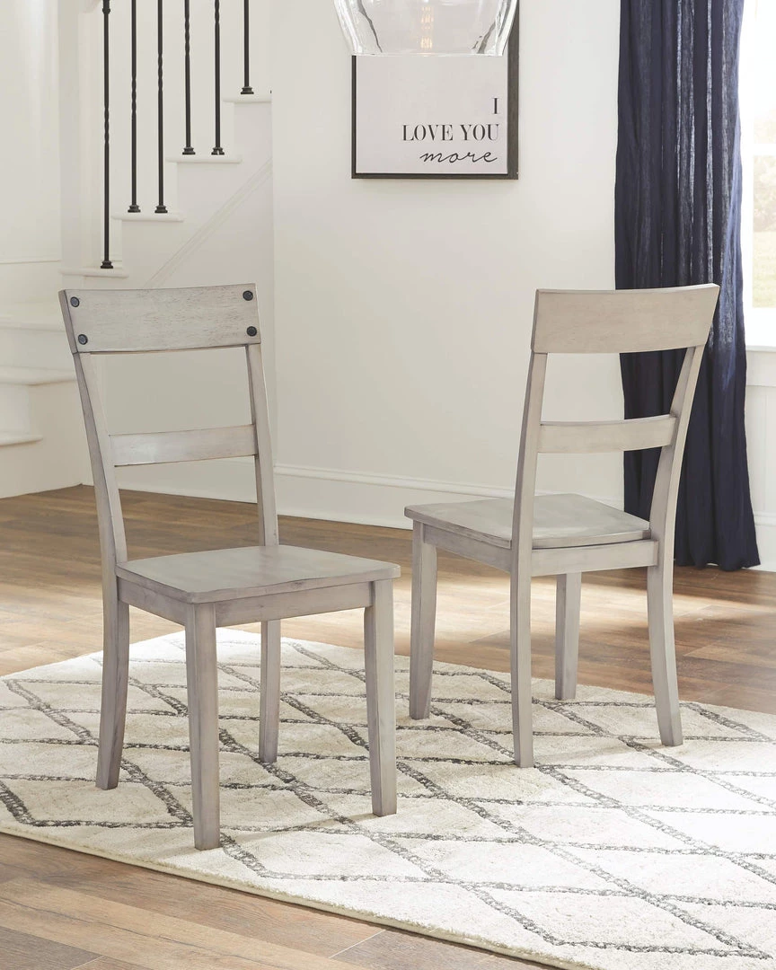 Ashley Furniture Loratti - Gray - Dining Room Side Chair (2/cn) Chairs 5 Ashley Furniture Loratti - Gray - Dining Room Side Chair (2/cn) Chairs