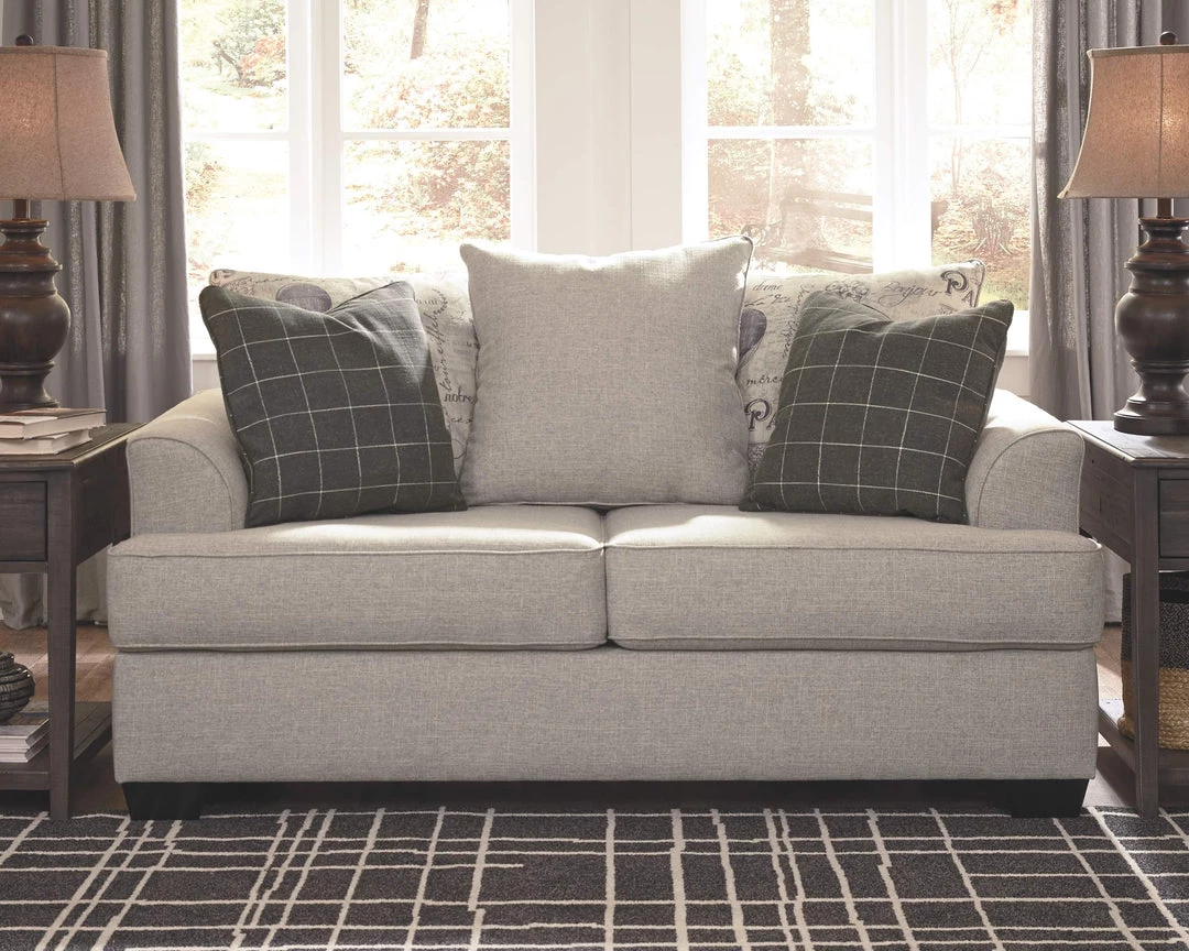 Ashley Furniture Velletri - Pewter - Loveseat Loveseats 6 Ashley Furniture Velletri - Pewter - Loveseat Loveseats