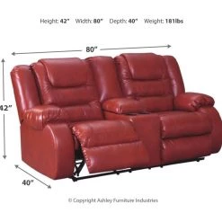 Signature Design By Ashley® Vacherie - Reclining Sofa & Loveseat Set