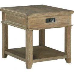 Signature Design By Ashley® Janismore - Grayish Brown - Rectangular End Table Tables