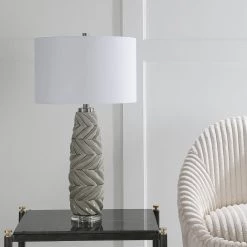 Uttermost Kari Light Gray Table Lamp Accessories