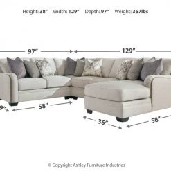 Benchcraft® Sectionals Dellara - Sectional With Chaise