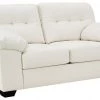 Signature Design By Ashley® Donlen - White - Loveseat Loveseats