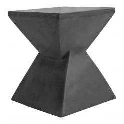 Moe's Home Collection Xero Concrete Stool Lava Grey