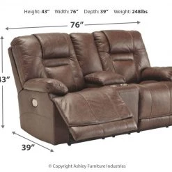 Signature Design By Ashley® Wurstrow - Power Reclining Sofa With Adjustable Headrest, Power Reclining Loveseat With CON/Adjustable HDRST Reclining Furniture 18 Signature Design By Ashley® Wurstrow - Power Reclining Sofa With Adjustable Headrest, Power Reclining Loveseat With CON/Adjustable HDRST Reclining Furniture