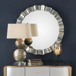 Uttermost Sabino Scalloped Round Mirror Accessories 8 Uttermost Sabino Scalloped Round Mirror Accessories