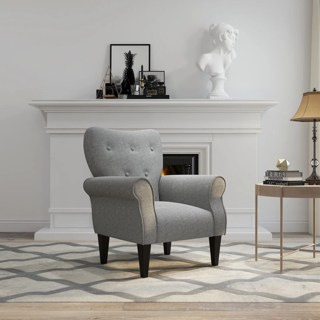 Emerald Home Lydia Chair, Performance Gray Chairs 7 Emerald Home Lydia Chair, Performance Gray Chairs