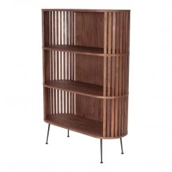 Moe's Home Collection Bookcases Henrich Bookshelf Natural Oil
