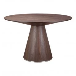 Moe's Home Collection Tables Otago Dining Table Round Walnut