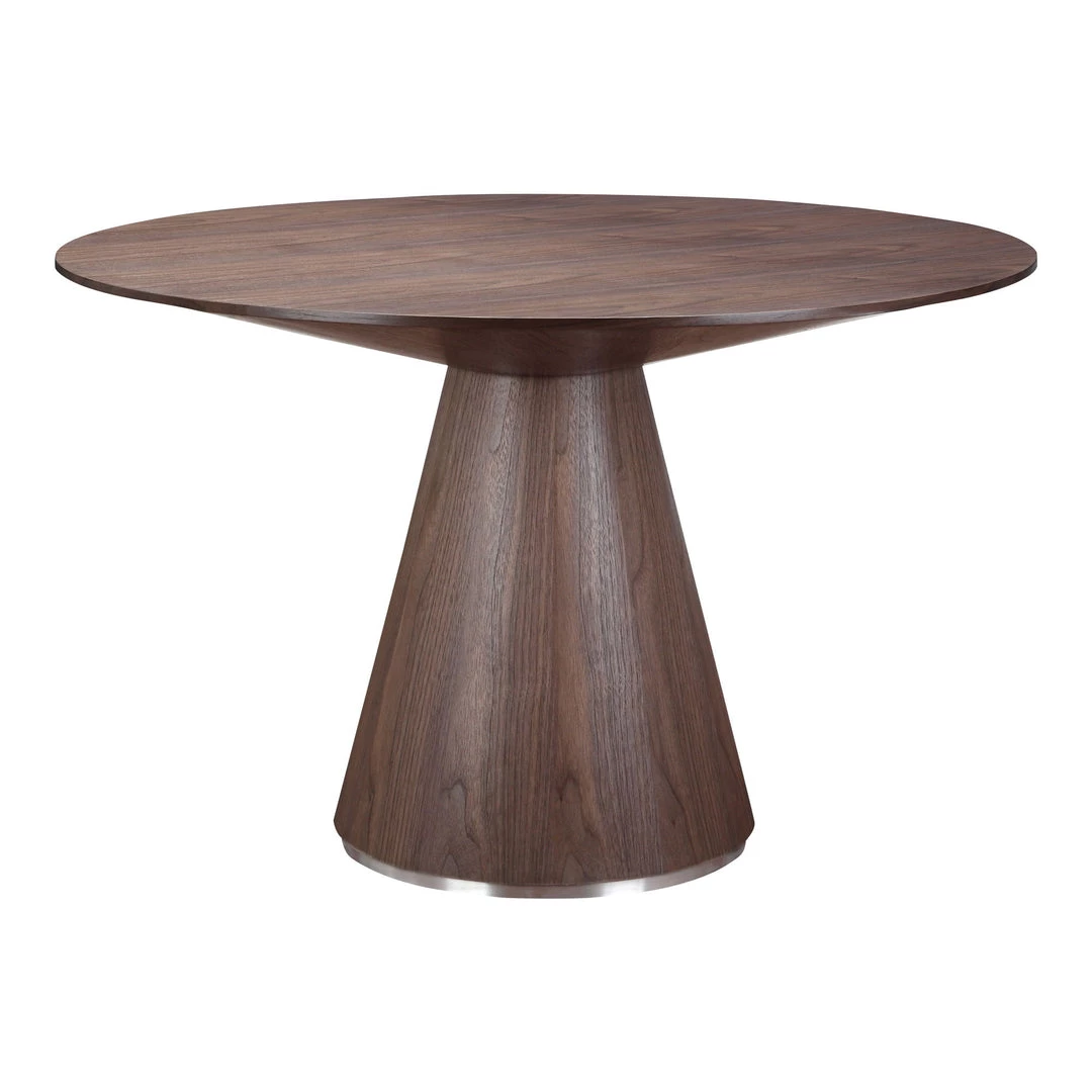 Moe's Home Collection Tables Otago Dining Table Round Walnut 3 Moe's Home Collection Tables Otago Dining Table Round Walnut