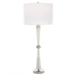 Accessories Uttermost Hourglass White Table Lamp