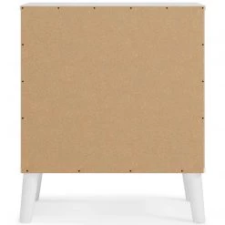 Ashley Furniture Piperton - Brown / White - Three Drawer Chest Chests