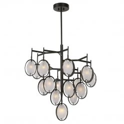Accessories Uttermost Maxin 15 Light Large Bronze Chandelier
