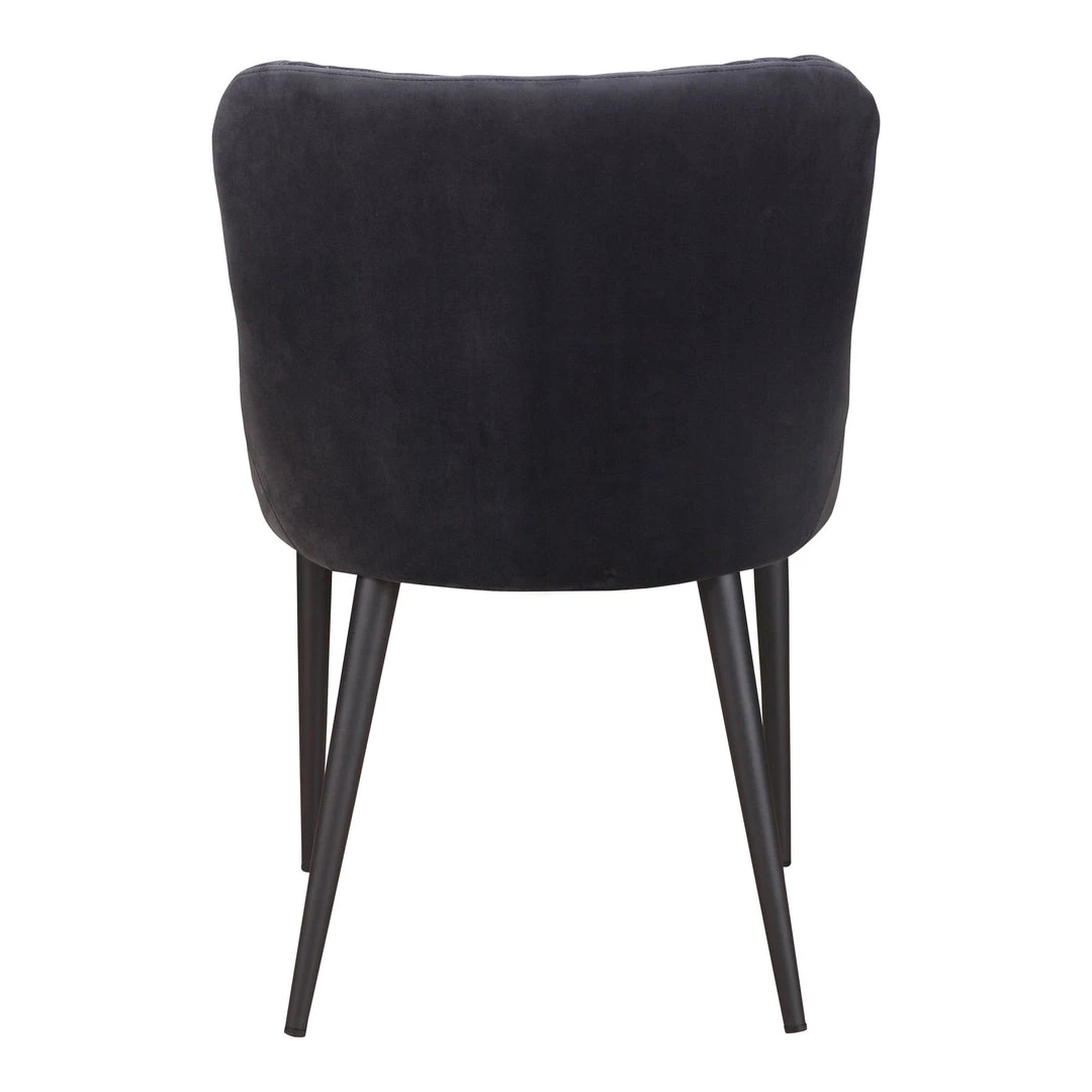 Moe's Home Collection Etta Dining Chair Dark Grey Chairs 4 Moe's Home Collection Etta Dining Chair Dark Grey Chairs