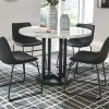 Signature Design By Ashley® Centiar - Dark Gray - 5 Pc. - Dining Room Table, 4 Upholstered Barstools Dining Room Sets 2 Signature Design By Ashley® Centiar - Dark Gray - 5 Pc. - Dining Room Table, 4 Upholstered Barstools Dining Room Sets