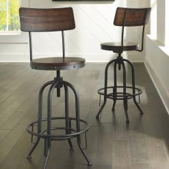 Ashley Furniture Stools Odium - Ultimate Best In Class Swivel Barstool (2/CN)