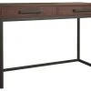 Ashley Furniture Horatio - Warm Brown/gunmetal - Home Office Small Desk Desks