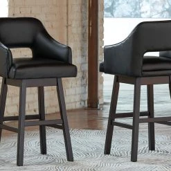 Ashley Furniture Stools Tallenger - Dark Ultimate Best In Class UPH Swivel Barstool (2/CN) 55 Ashley Furniture Stools Tallenger - Dark Ultimate Best In Class UPH Swivel Barstool (2/CN)