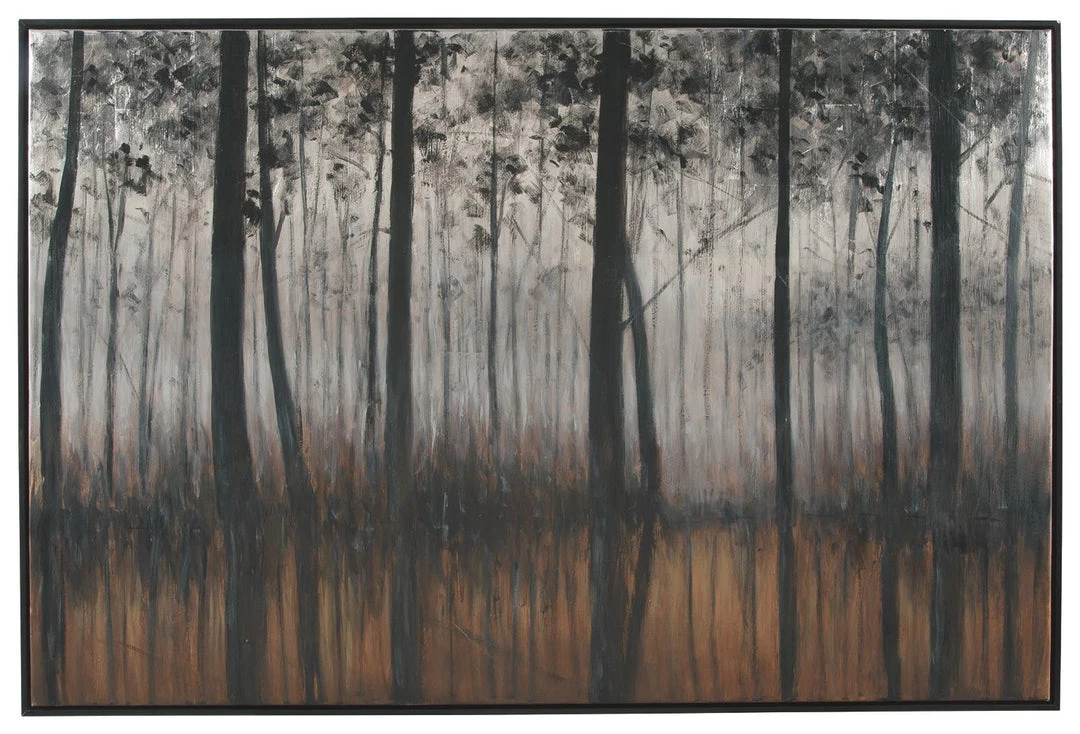 Ashley Furniture Accessories Philyra - Black/orange/silver - Wall Art 3 Ashley Furniture Accessories Philyra - Black/orange/silver - Wall Art