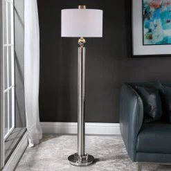 Accessories Uttermost Silverton Brushed Nickel Floor Lamp 11 Accessories Uttermost Silverton Brushed Nickel Floor Lamp