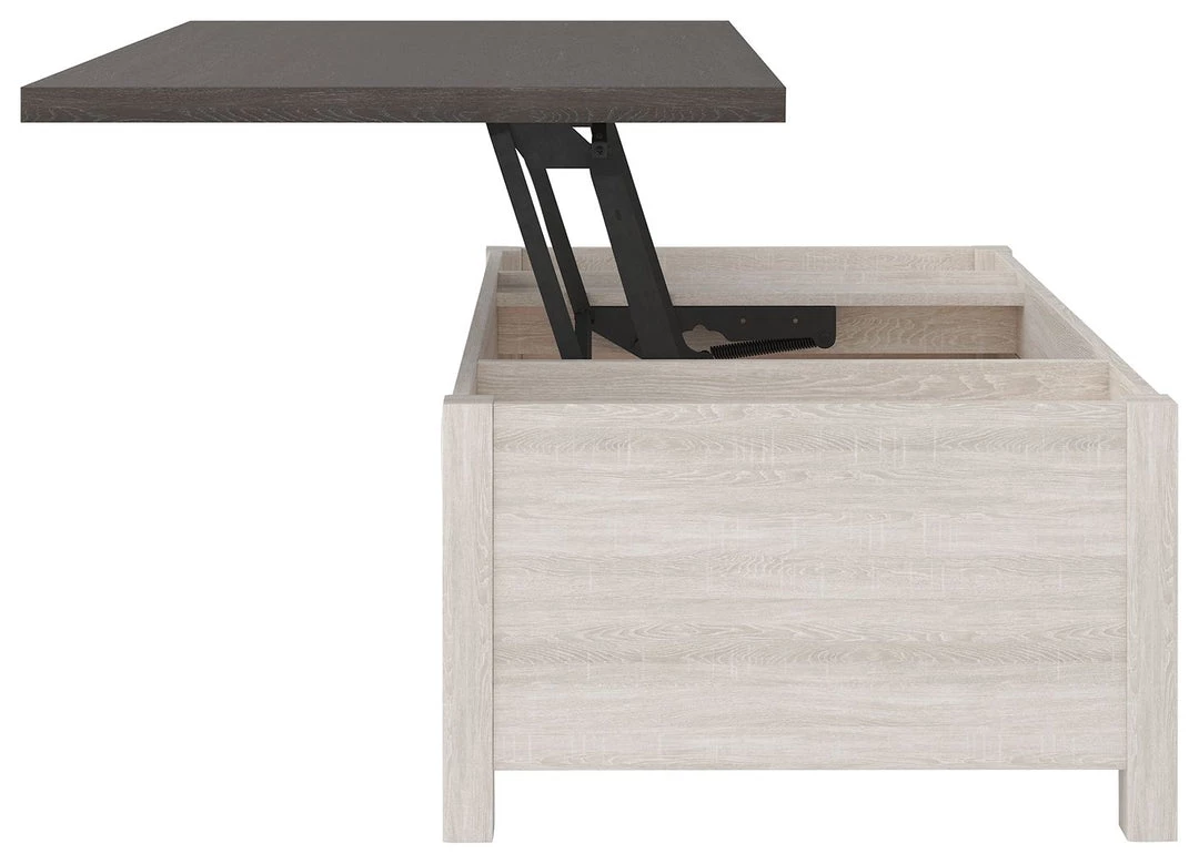 Ashley Furniture Dorrinson - White / Black / Gray - Lift Top Cocktail Table Tables 14 Ashley Furniture Dorrinson - White / Black / Gray - Lift Top Cocktail Table Tables