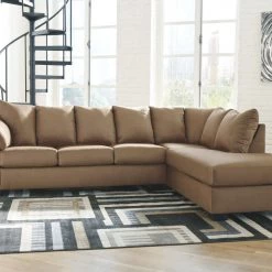 Signature Design By Ashley® Sectionals Darcy - Left Arm Facing Corner Chaise, Right Arm Facing Sofa Sectional