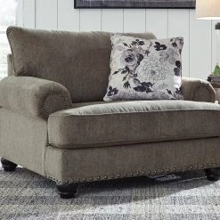 Benchcraft® Living Room Sets Sembler - Cobblestone - 4 Pc. - Sofa, Loveseat, Chair And A Half, Ottoman